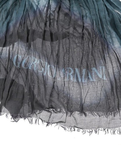 GIORGIO ARMANI Stoles BlackxBluexGray(Tie-dye) 2200548115046 - Picture 2 of 3