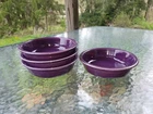 set 4 -19 OZ MEDIUM CEREAL SOUP BOWL mulberry purple 6 7/8" FIESTA WARE new