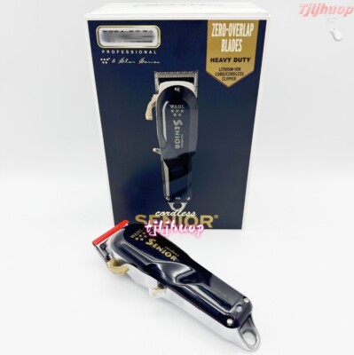 Wahl Professional 5-Star Cordless Senior Clipper Black & Silver 8504-400 New