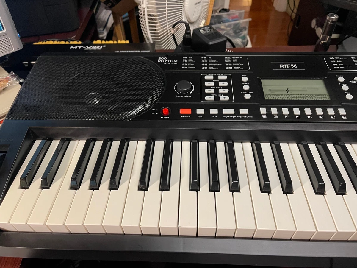 RIF6 Electric 61 Key Piano Keyboard LCD Display