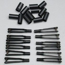 Du-Bro 600 2-56 Spring Steel Kwik-Links for .072 Wire 12 Pack 