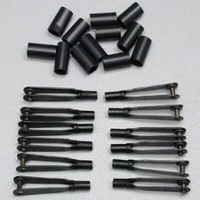 Du-Bro 600 2-56 Spring Steel Kwik-Links for .072 Wire (12 Pack)