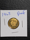 1963 Gold German 3.5 Gram Ducat, John F. Kennedy Commemorative Medal