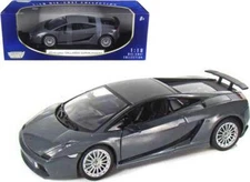 Lamborghini Gallardo Superleggera Grey 1/18 Diecast Model Car by Motormax