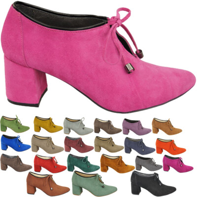 Damenschuhe Halbschuhe Naturleder Velours 183 ElitaBut