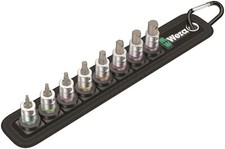 Wera 05003881001 8-tlg Riemen 2 Zyklop 1/4" Antrieb in-Hex-Plus Bit Steckschl&uuml;sselsatz