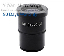 1pc NEW WF 10X / 22 Eyepiece for Microscope High Eye-point Wide Field Mount 30mm