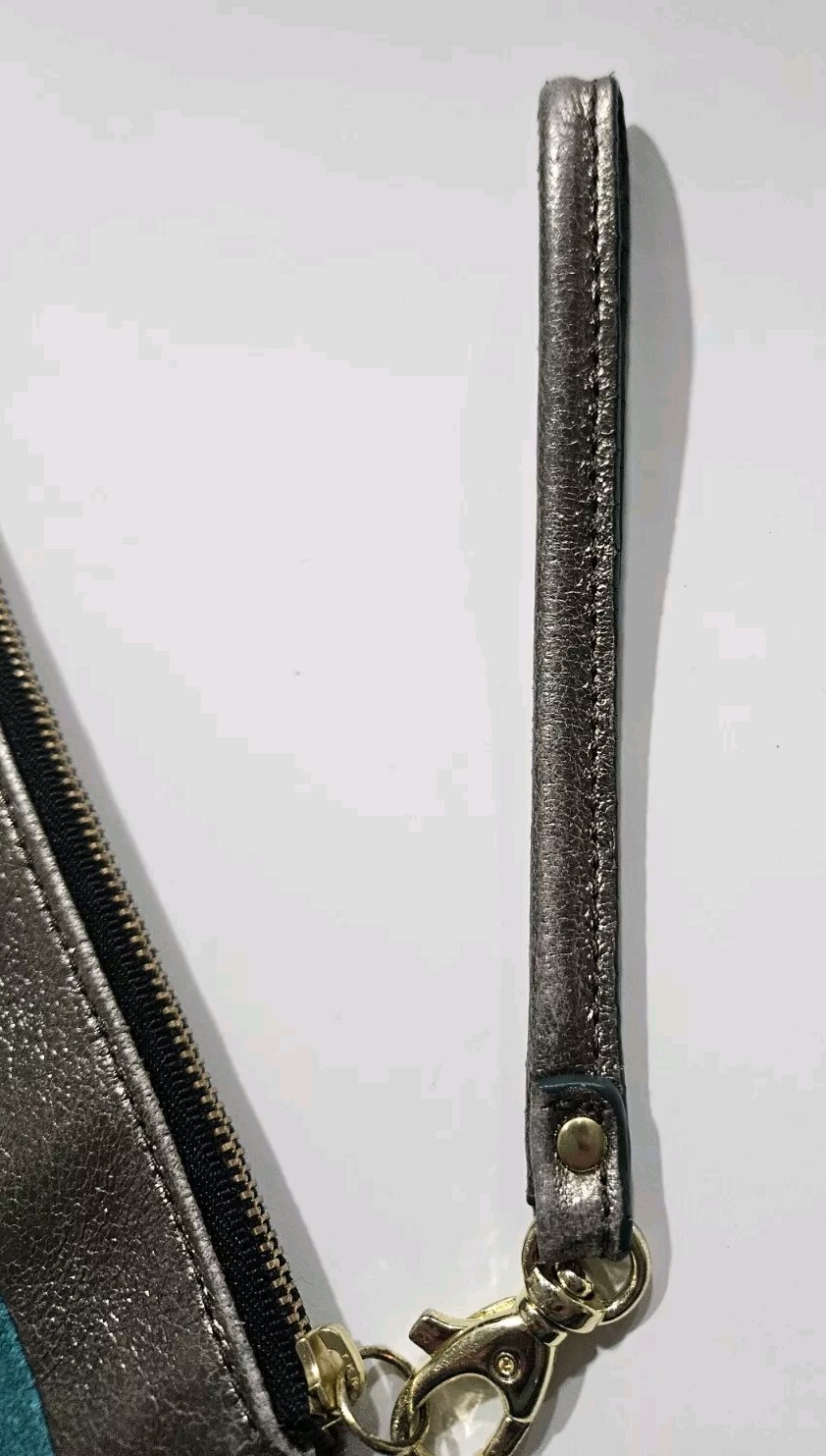 Fossil Patchwork Leather Multicolor Wristlet Wall… - image 15