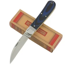 Rough Ryder Denim Micarta Folding Pocket Knife RR2181 Wharncliffe Folder
