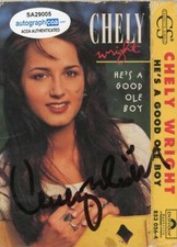 Chely Wright "He's a Good Ole Boy" AUTOGRAPH Signed Cassette Tape Cover ACOA
