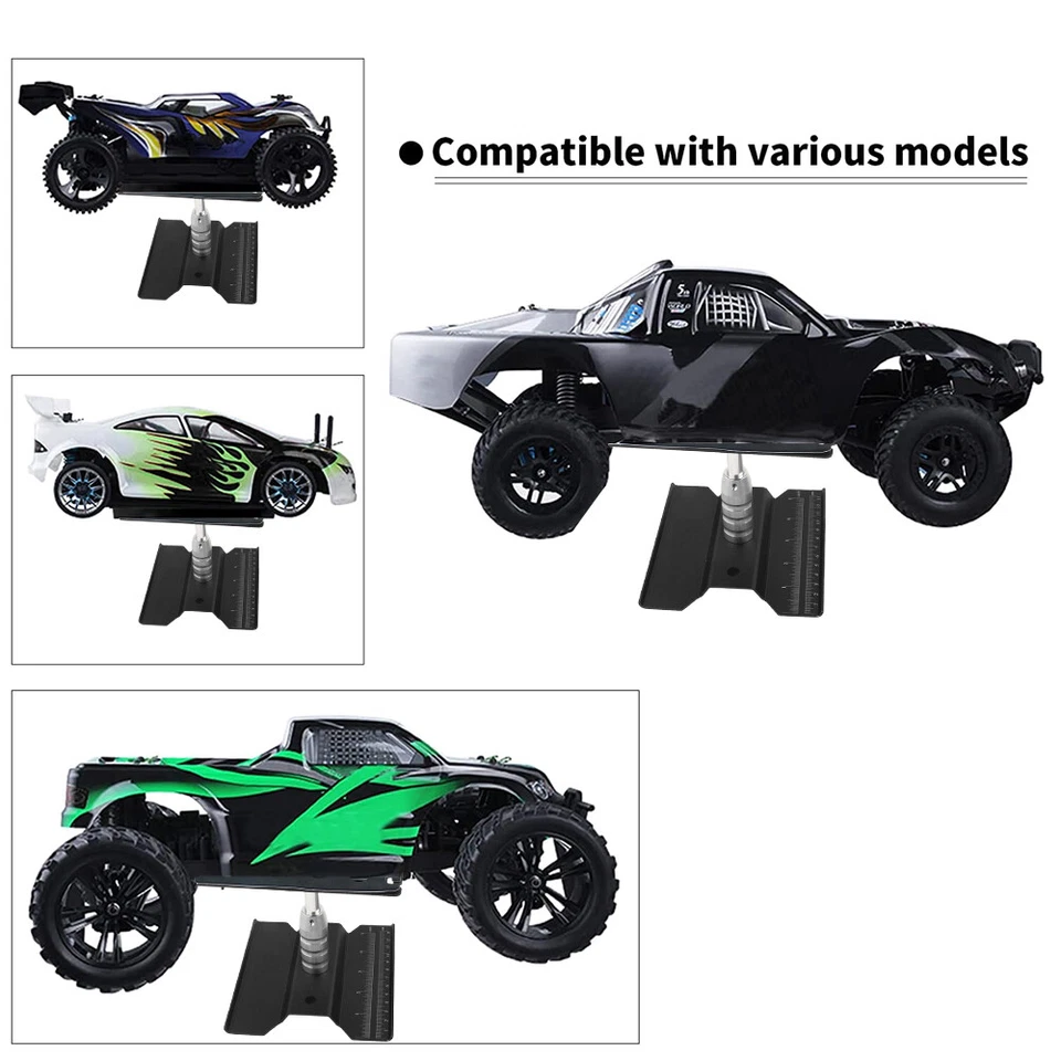 Estação de reparo de liga suporte de trabalho com ferramenta bandeja de parafuso rotação 360° para carro de controle remoto 1/8 1/10 - Imagem 4 de 4