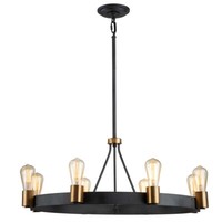 Pendelleuchte Deckenlampe HäNgeleuchte Esszimmerlampe 8-Flammig D 82,9 Cm