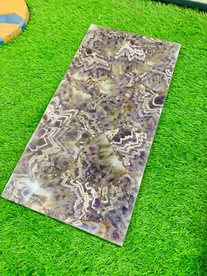24''x12'' Amythest Agate Office Side Table, Working Table, Coffee & End Table Deco