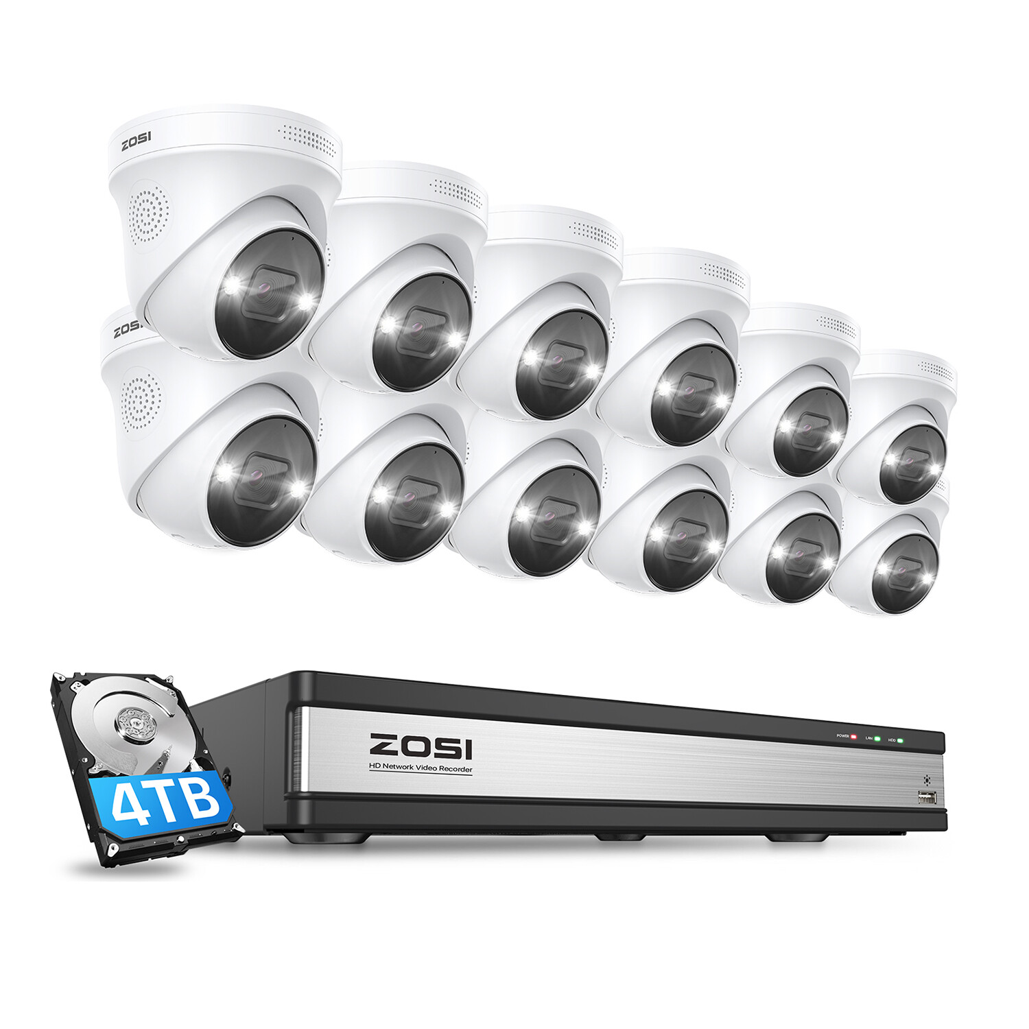 H.265+ Ai Detect Audio 4tb Hdd