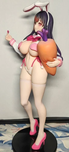 Anime Model Statue Bunny Girl Action Figure Pink rabbit girl Collectible Art Toy - Picture 3 of 12