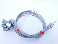 10-pk Tyden Brooks EZ Loc Steel Cable Seal Wire Lock 30" LONG x 1/8" Security HR