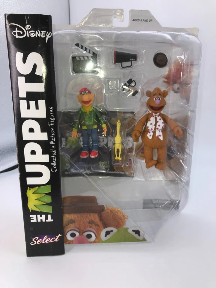 Figura de acción The Muppets Select Series 1 Fozzie Bear & Scooter Foto 3 de 4