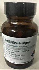 Iron III chloride hexahydrate, 98 , Certified  ACS 30g