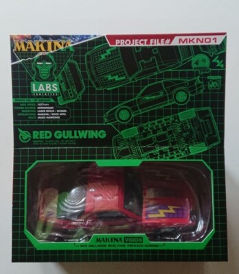 Ramen Toy Makina Red Gullwing with Mads Hawking Figure | First Batch | NEW OVP