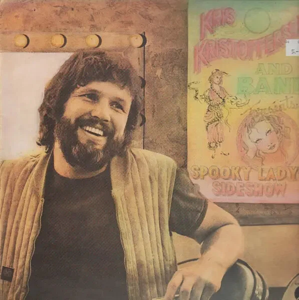 Kris Kristofferson Spooky Ladys Sideshow Insert Near Mint Monument Vinilo LP - Imagen 1 de 1