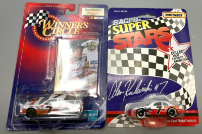 Lot of 2 '92 Matchbox & '99 Hasbro Nascar Alan Kulwicki Diecast