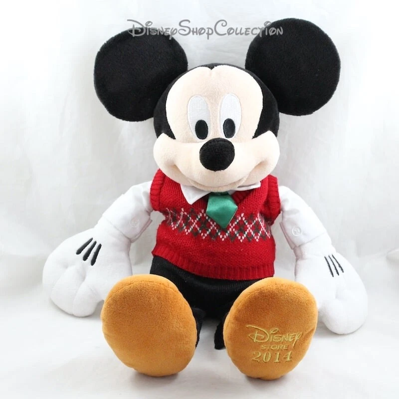 Disney Store Peluche de Noël Mickey Mouse en peluche -  France