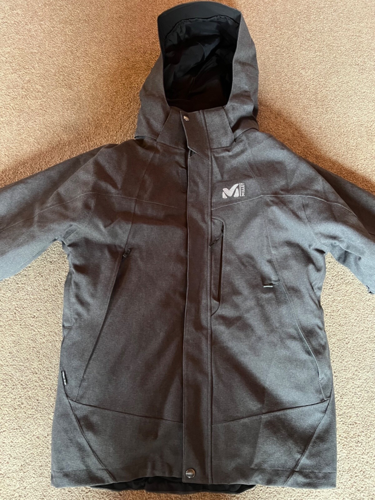 Chaqueta de esquí para mujer Millet Pobeda 3 en 1 brezo profundo Reino Unido 8-10 pequeña nueva