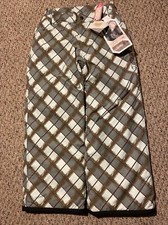 NWT NEW Orage Girls Youth 8 Ski Pants Board Pants Plaid