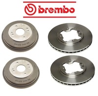 Honda Accord 90-97 Kit Two Front Rotors + Two Rear Brake Drums Brembo on sale Honda Accord 90-97 Kit Two Front Rotors + Two Rear Brake Drums Brembo on sale