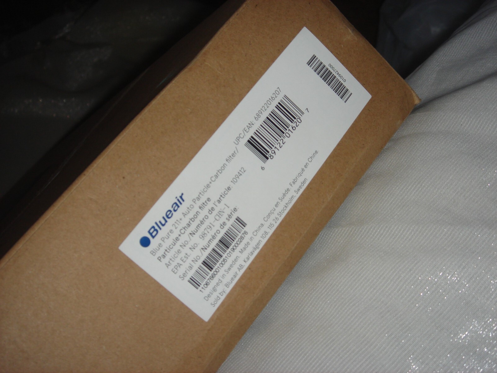 Genuine OEM Replacement Filter for Blueair Blue Pure 211+ Air Purifiers