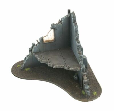 WWG Ruined Multi-Storey Corner Building   28mm  Scenery Terrain