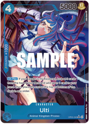 one piece tcg OP05-043 Ulti Parallel Eng Alternative Art