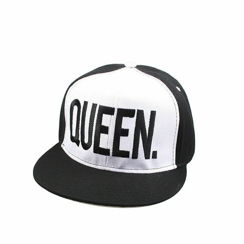 Gorra ajustable Letters King And Queen Gorra de béisbol Sombreros Hip Hop Deportes Snapbacks Foto 3 de 4