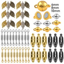Lots Strong Magnetic Clasps Necklace Bracelet Connectors for Jewelry Making