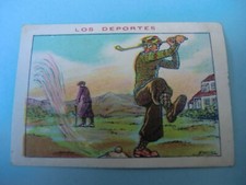 SPANISH OLD   CARD    1920� GOLF