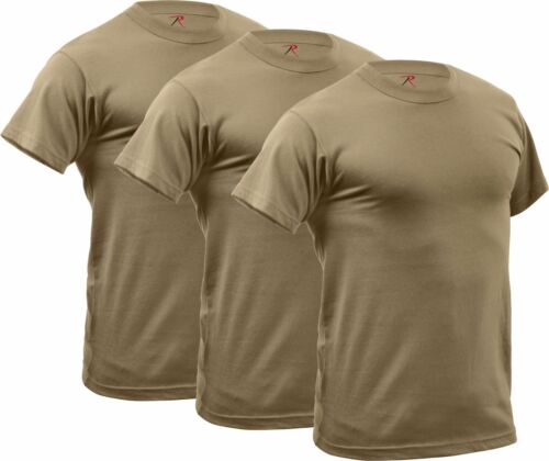 Camisetas Coyote Marrón AR 670-1 Compatibles con Secado Rápido Absorción de Humedad PAQUETE DE 3 - Imagen 1 de 2