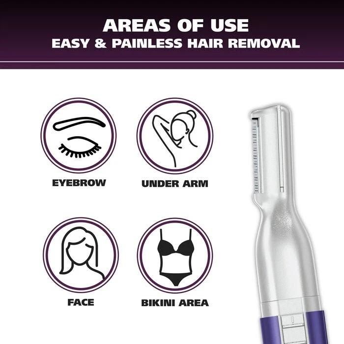 WAHL- SMOOTH FINISH - PRECISION SHAVER - DETAILER - PURPLE -CORDLESS -WET OR DRY - Image 3 of 4