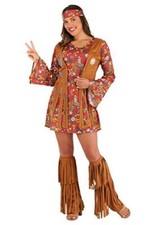 Fun World Peace  Love Hippie Adult Costume Medium/Large