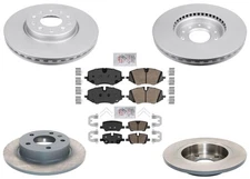 AmeriPro Disc Brake Rotors Ceramic Pads hardware For Chevrolet Trailblazer 20-24