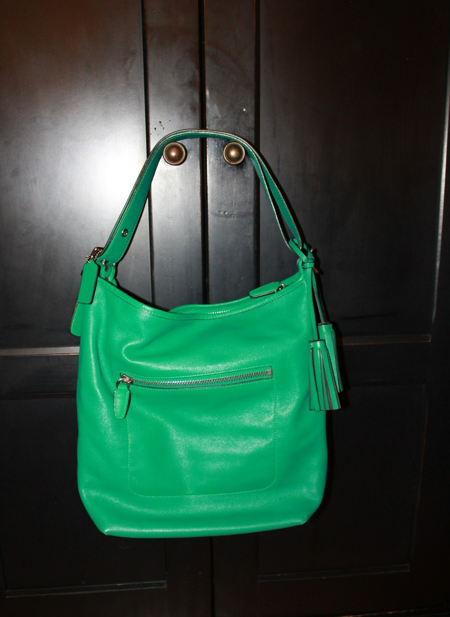 バッグ Coach Signature Soft Slim Duffle green Coach Fragrance Large Weekend Duffel Bag In Green Color | eBay