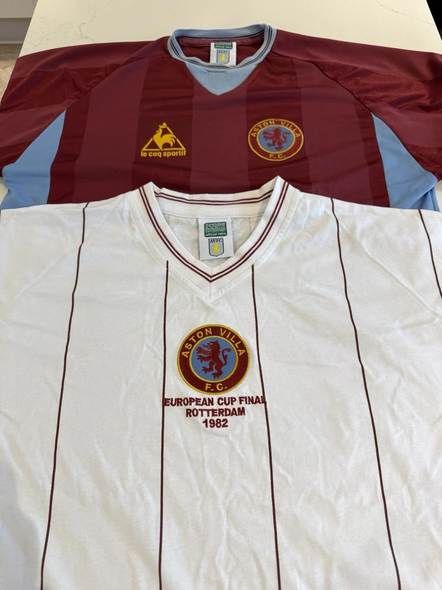 Maillot Domicile Aston Villa Vintage 1983-1985 - Le Coq Sportif - Made In UK - Taille M