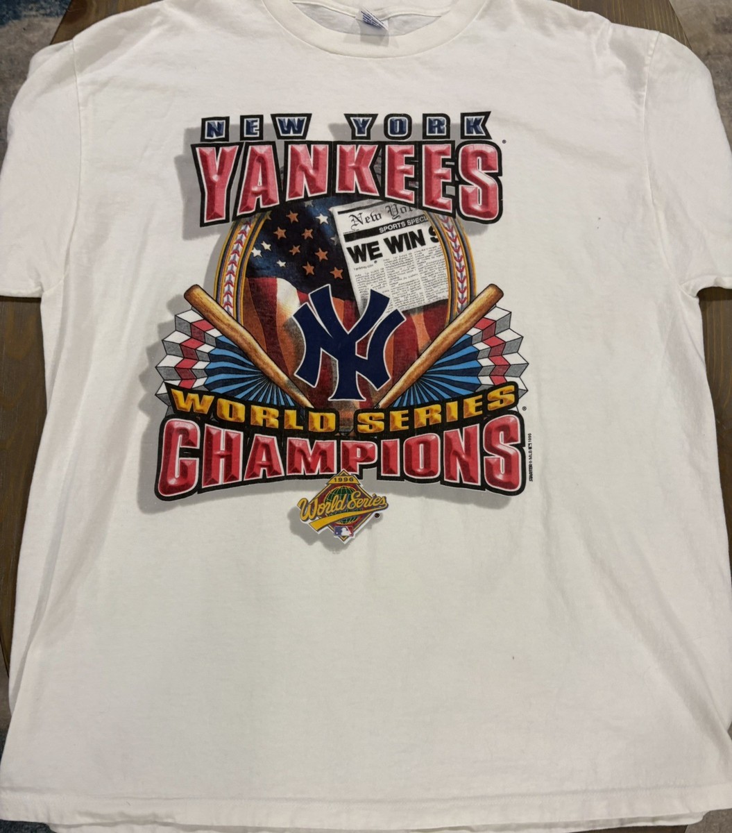 Vintage Shirt Starter New York Yankees 1996 World Series Champions