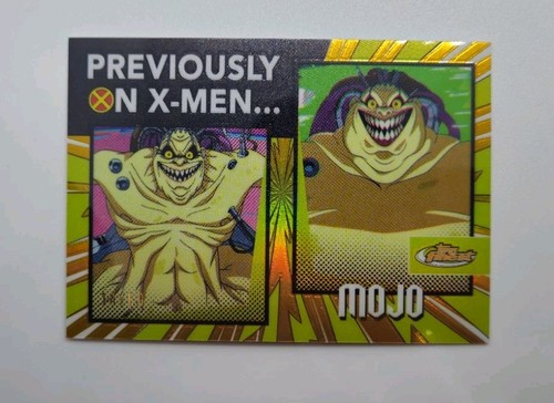 Mojo 2025 Topps Finest X-Men ’97 18/50 Gold Previously On X-Men Insert PO-11