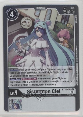 2022 Digimon Card Game - Xros Encounter Sistermon Ciel #BT10-085 | eBay