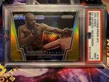 2021 Panini Prizm UFC Jon Jones  KnockOut Artist Gold 1/10