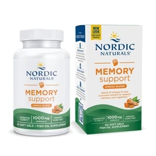 Nordic Naturals Omega Memory Curcumin - Supports Cognitive Clarity & Brain 60 Ct