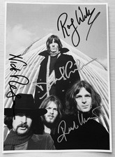 Pink Floyd, tolles Foto, original signiert von den Künstlern signed