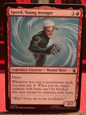 NM Speed, Young Avenger , MTG, Super Heroes, Magic, 152 Super Heroes MSH