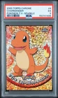 2000 TOPPS CHROME POKEMON T.V. SPARKLE #4 CHARMANDER PSA 5