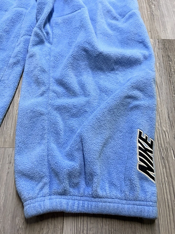Vintage Nike Heavyweight Fleece Sweatpants Carolina Blue Adult Size L Y2K - Image 3 of 4